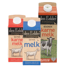 Den Eelder boeren karnemelk, geiten karnemelk of geitenmelk